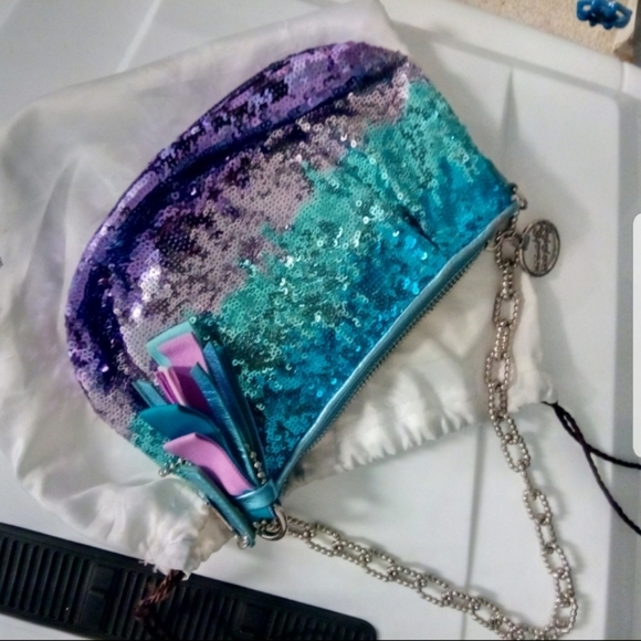 Coach Poppy Limited Ed. Ombre' Sequins Evening Bag - Picture 5 of 16